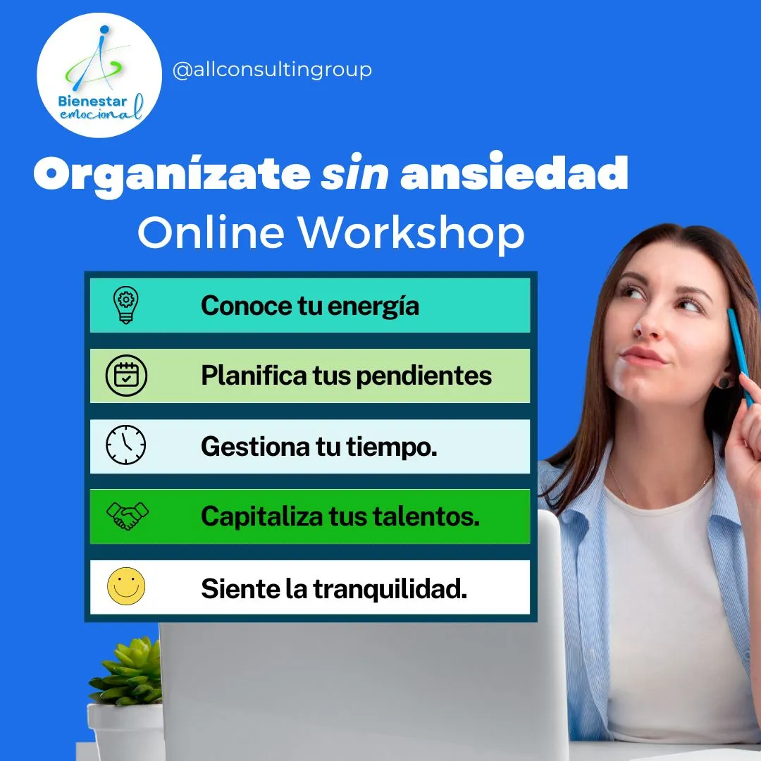 Organízate sin ansiedad